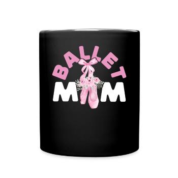 Ballet Dancer Dance Girl Ballerina - Tasse einfarbig - Schwarz - Vorne