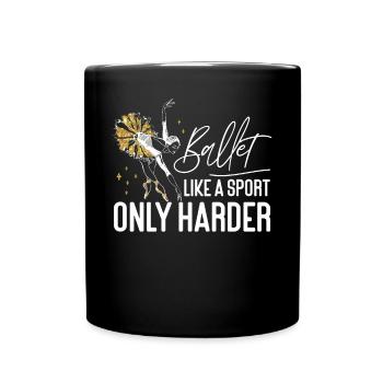 Ballet Dancer Dance Girl Ballerina - Tasse einfarbig - Schwarz - Vorne