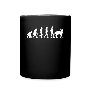 Sphynx Cat Sphynx Cat Evolution - Full Colour Mug - black - Front