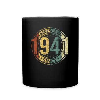 Génial depuis 1941 Retro Vintage Birthday - Mug uni - noir - Devant