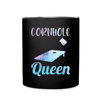 Trou de maïs Cornhole - Mug uni - noir - Devant