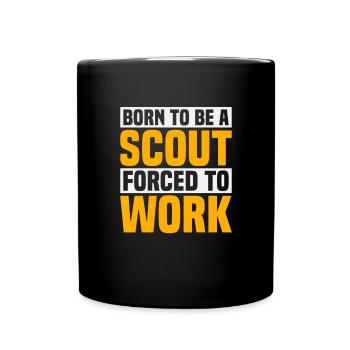 Scout Funny Scouting Camping Scouts - Full Colour Mug - black - Front