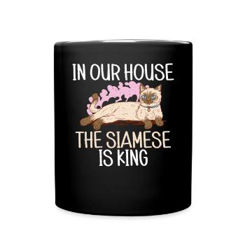 Geschenke zum Suchbegriff: "Siamkatze" - Tasse einfarbig - Schwarz - Vorne