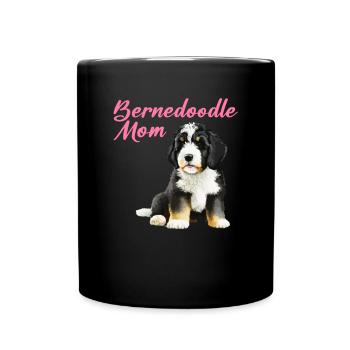 Bernedoodle Mom - Full Colour Mug - black - Front