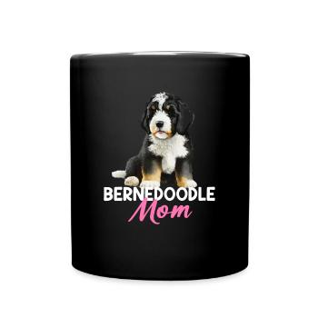 Bernedoodle Mom - Full Colour Mug - black - Front