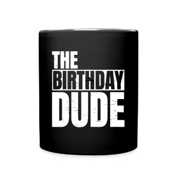 Le mec d’anniversaire | Fête d’anniversaire Appariement familial - Mug uni - noir - Devant