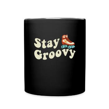 Patins à roulettes Patins à roues alignées Cadeau femme homme - Mug uni - noir - Devant