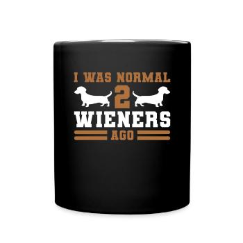 Teckel Cadeau Dixie Viennese Doxie Teckel - Mug uni - noir - Devant