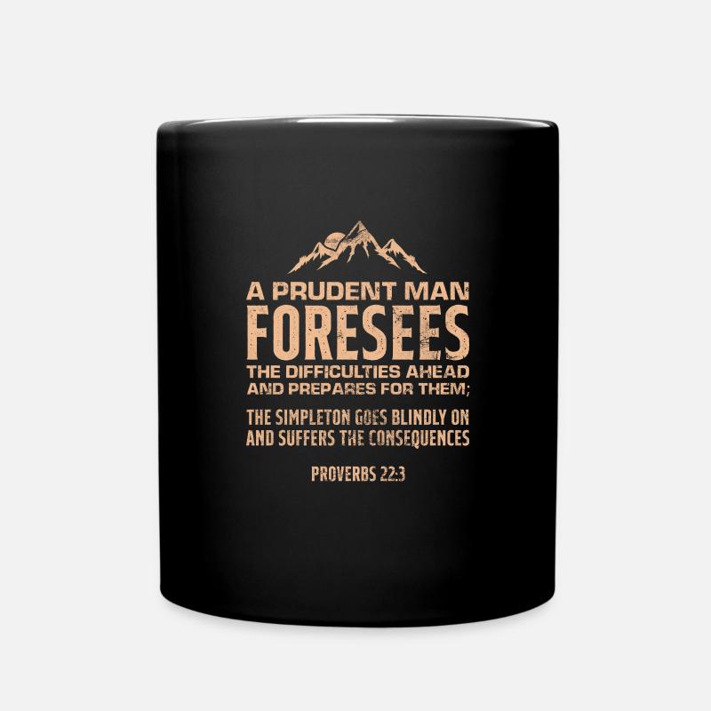 Bibel - Tasse einfarbig - Schwarz
