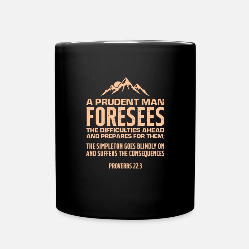 Bible Bible Versets chrétiens Don de Jésus - Mug uni - noir