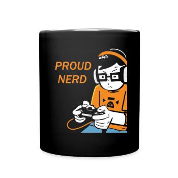 Gaming Nerd Spruch Lustig - Tasse einfarbig - Schwarz - Vorne