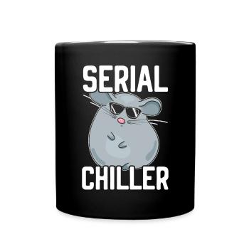 Refroidisseur en série Chinchilla Lover Rongeur Animal de compagnie - Mug uni - noir - Devant
