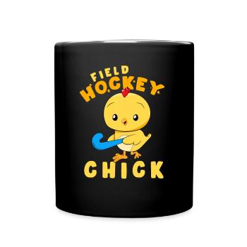 Joueur de hockey sur gazon Joueur marquant des buts sportifs Gardien de but - Mug uni - noir - Devant