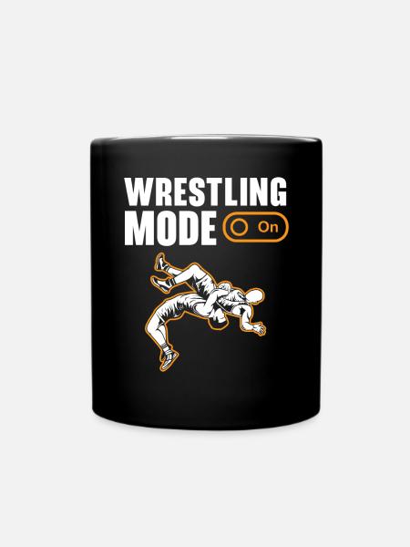 Wrestling Fan Wrestler Wrestle Grappling Wrestling - Tasse einfarbig - Schwarz