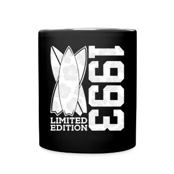 LIMITED EDITION 1993 SURFING 33RD BIRTHDAY SURFER - Full Colour Mug - black - Front