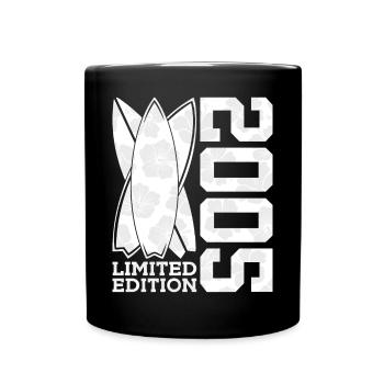 ÉDITION LIMITÉE 2005 SURFEUR DU 21E ANNIVERSAIRE DE SURFING - Mug uni - noir - Devant