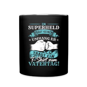 Vatertag Papa Ehemann Männertag Vatertag 2023 - Tasse einfarbig - Schwarz - Vorne