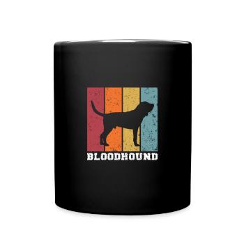 Bloodhound - Tasse einfarbig - Schwarz - Vorne