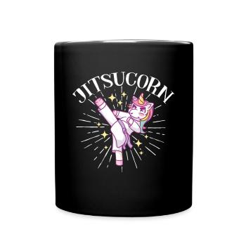 Brazilian Jiu Jitsu MMA Bjj Hugger - Tasse einfarbig - Schwarz - Vorne