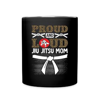 Brazilian Jiu Jitsu MMA Bjj Hugger - Tasse einfarbig - Schwarz - Vorne