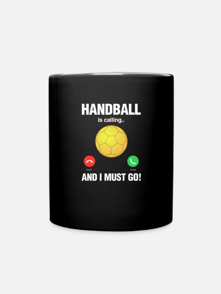 Handball - Tasse einfarbig - Schwarz