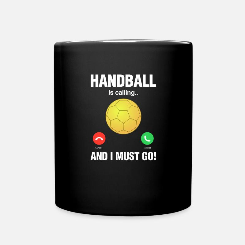 Handball - Tasse einfarbig - Schwarz