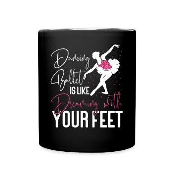 Ballet Danseuse Danse Ballerine - Mug uni - noir - Devant