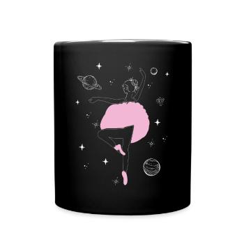 Ballet Dancer Dance Girl Ballerina - Tasse einfarbig - Schwarz - Vorne
