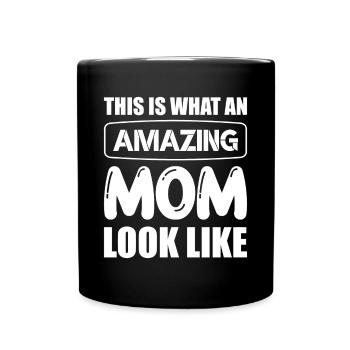 C’est ce qu’une maman incroyable a l’air le mieux Mère - Mug uni - noir - Devant