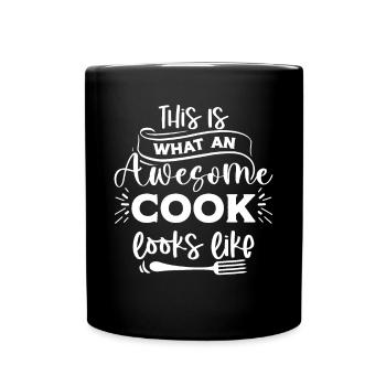 Awesome Cook ressemble à ce meilleur cuisinier - Mug uni - noir - Devant