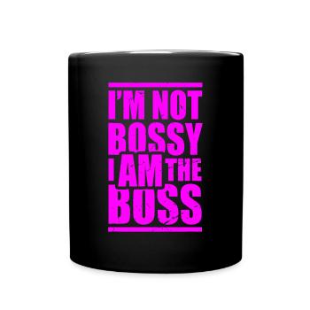 Ich bin nicht herrisch, ich bin die weibliche Erfolgsdame Girlpo - Tasse einfarbig - Schwarz - Vorne