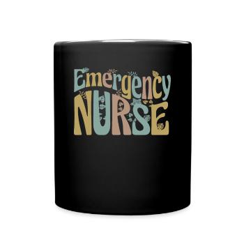 Emergency Nurse Er Medical Nurses Nursing Medical - Full Colour Mug - black - Front