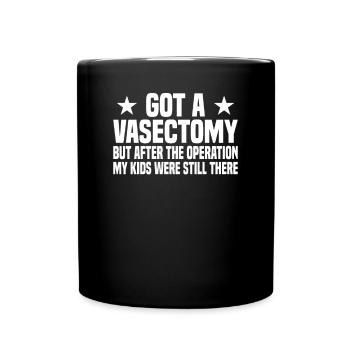 Chirurgie de vasectomie - Mug uni - noir - Devant