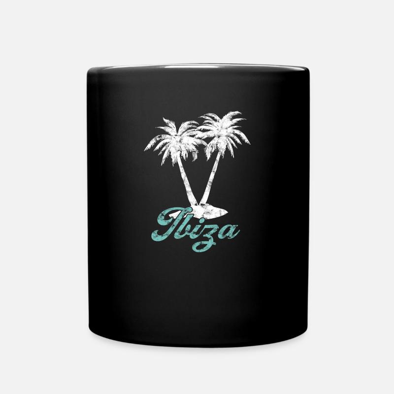 Ibiza - Mug uni - noir