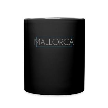 Logo de Majorque - Mug uni - noir - Devant