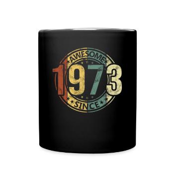 Génial depuis 1973 Retro Vintage Birthday - Mug uni - noir - Devant