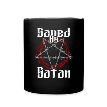 Satan Beelzebub Devil Gothic Pentagram Mystical - Full Colour Mug - black - Front