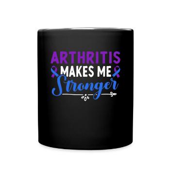 L’arthrite me rend plus conscient de - Mug uni - noir - Devant