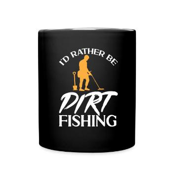 Détecteur de métaux Détection de métaux Chasse au trésor - Mug uni - noir - Devant