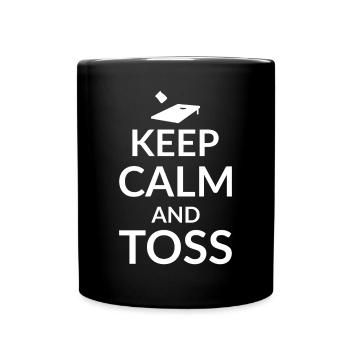 Funny Cornhole Corn Hole - Full Colour Mug - black - Front
