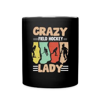 Hockey sur gazon Lady Enthusiast Defender assiste Spor - Mug uni - noir - Devant