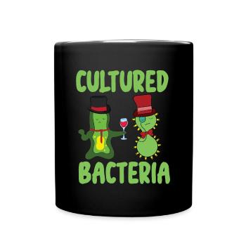 Biologie Lehrer Motiv Naturwissenschaft - Tasse einfarbig - Schwarz - Vorne