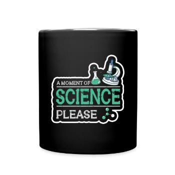 Biologie Lehrer Motiv Naturwissenschaft - Tasse einfarbig - Schwarz - Vorne