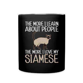 Geschenke zum Suchbegriff: "Siamkatze" - Tasse einfarbig - Schwarz - Vorne