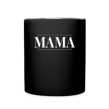 Maman - Mug uni - noir - Devant