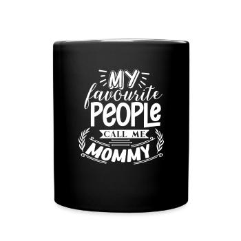 Meilleur anniversaire de la fête des mères Mignon Mama drôle - Mug uni - noir - Devant