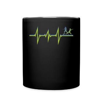 Football Accessories Gift Idea Football Fan - Full Colour Mug - black - Front