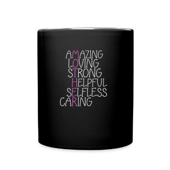 Meilleur anniversaire de la fête des mères Mignon Mama drôle - Mug uni - noir - Devant
