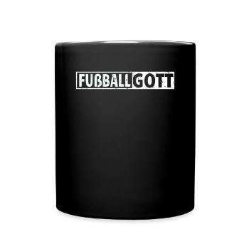 Football Accessories Gift Idea Football Fan - Full Colour Mug - black - Front