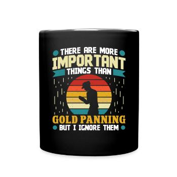 Extraction de l’or - Mug uni - noir - Devant